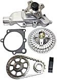 3-Piece Kit Timing Chain Kit, 4.0L, 6Cyl, Includes (1) Water Pump, (1) Fan Clutch and (1) Timing Chain Kit