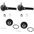 4-Piece Kit Front, Driver and Passenger Side, Outer Tie Rod End Includes (2) Ball Joint and (2) Tie Rod End
