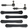 1994-1995 Dodge Ram 2500 - 6-Piece Kit Front, Driver and Passenger Side, Upper and Lower Control Arm, includes (4) Control Arm and (2) Sway Bar Link