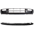 2-Piece Kit, Front, Center Bumper, Painted Black, Includes (1) Bumper and (1) Bumper Cover