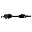 4-Piece Kit Front, Driver and Passenger Side Axle Assembly, New Kit FWD, includes (2) Axle Assembly and (2) Wheel Hub