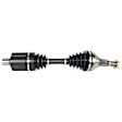 4-Piece Kit Front, Driver and Passenger Side Axle Assembly, New Kit FWD, includes (2) Axle Assembly and (2) Wheel Hub