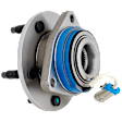 4-Piece Kit Front, Driver and Passenger Side Axle Assembly, New Kit FWD, includes (2) Axle Assembly and (2) Wheel Hub