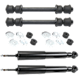 4-Piece Kit Front, Driver and Passenger Side Shock, Includes (2) Sway Bar Link and (2) Shock Absorber and Strut Assembly