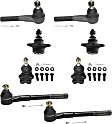 8-Piece Kit Front, Driver and Passenger Side Suspension Kit, Includes (4) Ball Joint and (4) Tie Rod End
