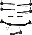 8-Piece Kit Front Suspension Kit, Includes (4) Tie Rod End, (2) Tie Rod Adjusting Sleeve, (1) Idler Arm and (1) Center Link