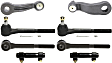 8-Piece Kit Front Suspension Kit, Includes (4) Tie Rod End, (2) Tie Rod Adjusting Sleeve, (1) Idler Arm and (1) Pitman Arm