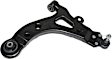 4-Piece Kit Front, Driver and Passenger Side, Lower Control Arm Kit, Includes (2) Control Arm and (2) Tie Rod End