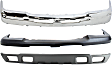 2004 Chevrolet Silverado 2500 Base - 3-Piece Kit Front, Upper Textured Bumper Cover,  Includes (1) Bumper, (1) Bumper Cover, and (1) Valance