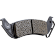 2-Wheel Set Rear Brake Disc and Pad Kit, Plain Surface 5 Lugs 294.89 mm, Includes (1) Brake Pad Set and (2) Brake Disc