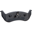 2-Wheel Set Rear Brake Disc and Pad Kit, Plain Surface 5 Lugs 294.89 mm, Includes (1) Brake Pad Set and (2) Brake Disc