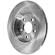 2-Wheel Set Rear Brake Disc and Pad Kit, Plain Surface 5 Lugs 299.97 mm, Includes (2) Brake Disc and (1) Brake Pad Set