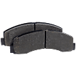 2018 Ford Expedition - 2-Wheel Set Front Brake Disc and Pad Kit, Plain Surface, 6 Lugs, 350.01 mm, 3.5L 6Cyl, Includes (2) Disc and (1) Pad Set