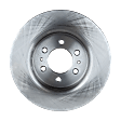 2018 Ford Expedition - 2-Wheel Set Front Brake Disc and Pad Kit, Plain Surface, 6 Lugs, 350.01 mm, 3.5L 6Cyl, Includes (2) Disc and (1) Pad Set