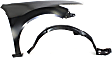 2-Piece Kit, Front, Passenger Side Fender, Includes (1) Fender and (1) Fender Liner