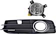 2012 Audi A3 - 2-Piece Kit Front, Driver Side Halogen Fog Light, With bulb(s), For Models With Sport Package, Includes (1) Fog Light and (1) Fog Light Trim