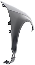 2009 Audi A3 - 2-Piece Kit Front, Passenger Side Fender, For Models Without Side Marker Light, Includes (1) Fender and (1) Fender Support