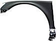 2-Piece Kit, Front, Driver Side Fender, For Models Without Side Marker Light, Includes (1) Fender and (1) Fender Support
