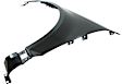 2-Piece Kit, Front, Driver Side Fender, For Models Without Side Marker Light, Includes (1) Fender and (1) Fender Support