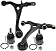2003 Honda Accord - 4-Piece Kit Front, Driver and Passenger Side, Lower Control Arm Kit, FWD,  Includes (2) Ball Joint and (2) Control Arm