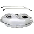 2-Piece Kit Galvanized Steel Fuel Tank, 17 gallons / 64 liters, Includes (1) Fuel Tank and (1) Fuel Tank Strap