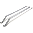 1957 Chevrolet Bel Air - 2-Piece Kit Galvanized Steel Fuel Tank, Coupe, Square Weld, Tank Only - Does Not Include Fuel Pump,25-1/4" x 25" x 8-1/4", Lock Ring Kit Included, 16 gallons / 61 liters, GAS, Includes (1) Fuel Tank and (2) Fuel Tank Strap