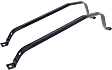 2-Piece Kit Galvanized Steel Fuel Tank, 18 gallons / 68 liters, Includes (1) Fuel Tank and (1) Fuel Tank Strap