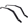 2-Piece Kit Galvanized Steel Fuel Tank, 18 gallons / 68 liters, Includes (1) Fuel Tank and (1) Fuel Tank Strap