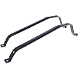 2-Piece Kit Galvanized Steel Fuel Tank, 18 gallons / 68 liters, Includes (1) Fuel Tank and (1) Fuel Tank Strap