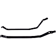 2-Piece Kit Galvanized Steel Fuel Tank, 18 gallons / 68 liters, Includes (1) Fuel Tank and (1) Fuel Tank Strap
