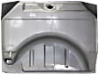 2-Piece Kit Galvanized Steel Fuel Tank, 19 gallons / 72 liters, Includes (1) Fuel Tank and (1) Fuel Tank Strap
