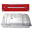 2-Piece Kit Galvanized Steel Fuel Tank, 20 gallons / 76 liters, Includes (1) Fuel Tank and (1) Fuel Tank Strap