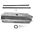 2-Piece Kit Galvanized Steel Fuel Tank, 20 gallons / 76 liters, Includes (1) Fuel Tank and (1) Fuel Tank Strap