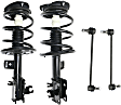2011 Nissan Altima - 4-Piece Kit Front, Driver and Passenger Side Suspension Kit,  Includes (2) Shock Absorber and Strut Assembly and (2) Sway Bar Link