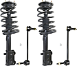 4-Piece Kit Front Suspension Kit, Includes (2) Sway Bar Link and (2) Shock Absorber and Strut Assembly