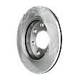 4-Wheel Set Front and Rear Brake Disc and Pad Kit, Plain Surface, 7 Lugs, Semi-Metallic, 4WD/RWD, Pro-Line Series