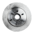 4-Wheel Set Front and Rear Brake Disc and Pad Kit, Plain Surface 6 Lugs Front-329.95 mm/Rear-347.98 mm Front-Ceramic/Rear-Semi-Metallic RWD Pro-Line Series, Includes (2) Pad Set and (4) Disc