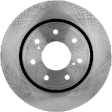 4-Wheel Set Front and Rear Brake Disc and Pad Kit, Plain Surface 7 Lugs Front-350.01 mm/Rear-347.98 mm Ceramic Pro-Line Series, Includes (4) Disc and (2) Pad Set