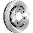 4-Wheel Set Front and Rear Brake Disc and Pad Kit, Plain Surface 7 Lugs Front-350.01 mm/Rear-347.98 mm Ceramic Pro-Line Series, Includes (4) Disc and (2) Pad Set