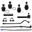 9-Piece Kit Front Track Bar with Ball Joints, Sway Bar Links, Tie Rod Adjusting Sleeve and Tie Rod End, 0.75 (in) Taper