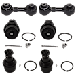 6-Piece Kit Front Sway Bar Link, Includes (4) Ball Joint and (2) Sway Bar Link