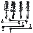 2004 Toyota Camry - 8-Piece Kit Front, Driver and Passenger Side, Fully Loaded Strut, Link With Sockets, Includes (4) Sway Bar Link and (4) Shock Absorber and Strut Assembly