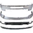 2011 Chevrolet Silverado 2500 HD LT - 4-Piece Kit Front Bumper, Chrome, Includes (1) Bumper, (1) Bumper Trim, and (2) Valance
