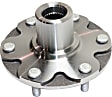 2-Wheel Set Front Wheel Hub, 6 Lugs, With Bearing, 4WD, Includes (2) Wheel Bearing and (2) Wheel Hub