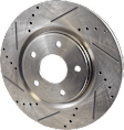 4-Wheel Set Front and Rear Brake Disc and Pad Kit, Cross-Drilled and Slotted, Ceramic, 330mm Front and 328mm Rear Disc, Except Heavy Duty Brakes, Production Date To March-24-2012, Pro-Line Series