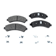4-Wheel Set Front and Rear Brake Disc and Pad Kit, Cross-drilled and Slotted, 5 Lugs, Ceramic, Pro-Line Series