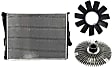 3-Piece Kit Radiator, Includes (1) Radiator, (1) Fan Blade and (1) Fan Clutch