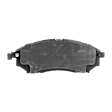 2013 Infiniti G37 Journey - 4-Wheel Set Front and Rear Brake Disc and Pad Kit, Cross-drilled and Slotted, Front-319.5 mm/Rear-308 mm, Ceramic