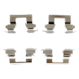 4-Wheel Set Front and Rear Brake Disc and Pad Kit, Cross-drilled and Slotted Front-295.8 mm/Rear-270 mm Ceramic Pro-Line Series, Includes (2) Brake Pad Set and (4) Brake Disc