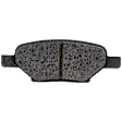 4-Wheel Set Front and Rear Brake Disc and Pad Kit, Cross-drilled and Slotted Front-295.8 mm/Rear-270 mm Ceramic Pro-Line Series, Includes (2) Brake Pad Set and (4) Brake Disc